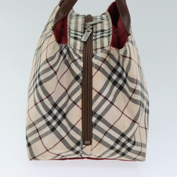 BURBERRY Nova Check Hand Bag Canvas Beige BrownNew 75662 on Sale