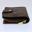 LOUIS VUITTON Monogram Compact Zip Wallet M61667  60039A For Sale