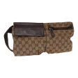 GUCCI GG Canvas Waist bag Beige 28566 84437 For Sale