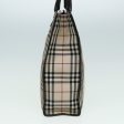 BURBERRY Nova Check Hand Bag Canvas Beige Dark BrownNew bs15800 Online Sale