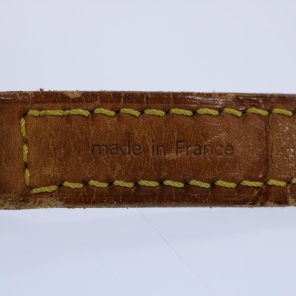 LOUIS VUITTON Shoulder Strap Leather 47.2   Beige  60559 Hot on Sale