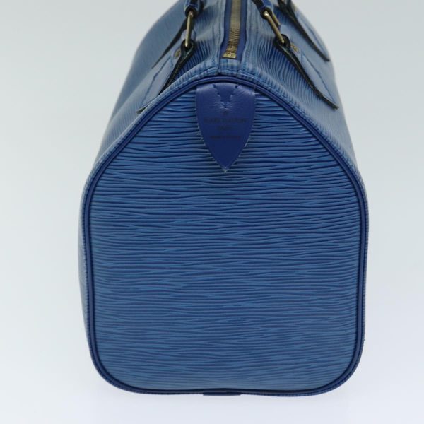 LOUIS VUITTON Epi Speedy 25 Hand Bag Toledo Blue M43015  ep4761 Hot on Sale