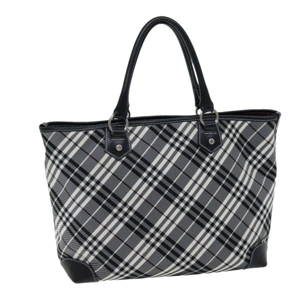 BURBERRY Nova Check Blue Label Hand Bag Nylon BlackNew bs14430 on Sale