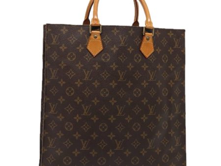 LOUIS VUITTON Monogram Sac Plat Hand Bag M51140  80370 Fashion