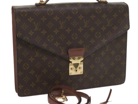 LOUIS VUITTON Monogram Porte Documents Bandouliere Bag M53338  61491 Online now