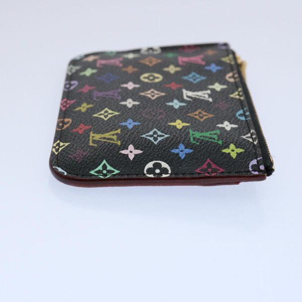 LOUIS VUITTON Multicolor Pochette Cles NM Coin Purse Black M60279  yk9520 Online