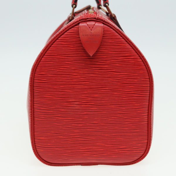 LOUIS VUITTON Epi Speedy 25 Hand Bag Castilian Red M43017  ep4763 Sale