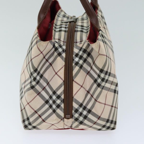 BURBERRY Nova Check Hand Bag Canvas Beige BrownNew 75662 on Sale