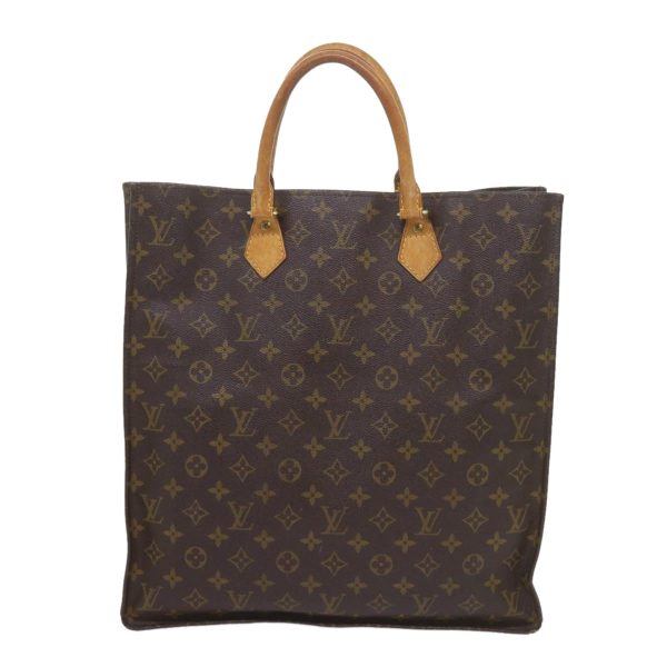 LOUIS VUITTON Monogram Sac Plat Hand Bag M51140  59895 For Sale