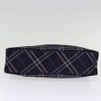 BURBERRY Nova Check Blue Label Hand Bag Nylon NavyNew kk237 on Sale