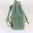 GUCCI Bamboo Backpack Suede Leather Light Blue 69048 Fashion