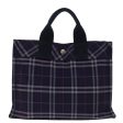 BURBERRY Nova Check Blue Label Hand Bag Nylon NavyNew kk237 on Sale