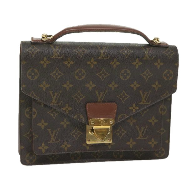 LOUIS VUITTON Monogram Monceau 28 Hand Bag M51185  60666 Fashion