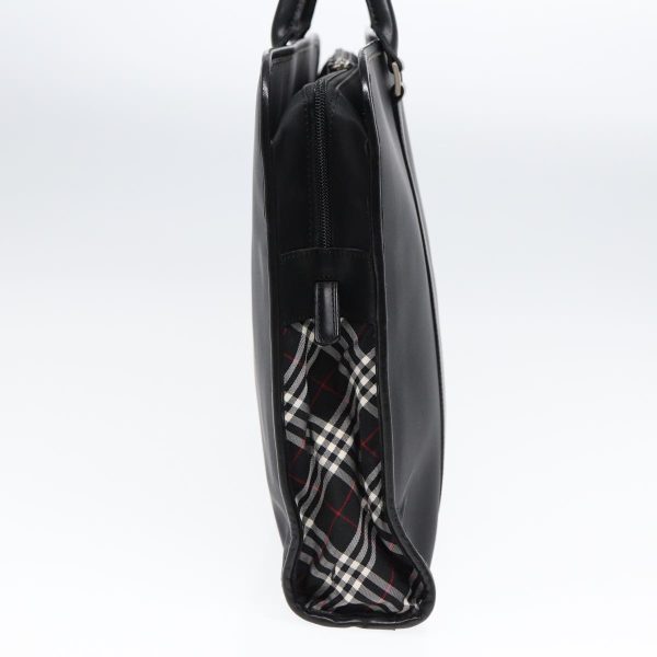 BURBERRY Black label Hand Bag Nylon Black SilverNew bs16576 Sale