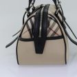 BURBERRY Nova Check Hand Bag Canvas BeigeNew am6323 Online Hot Sale