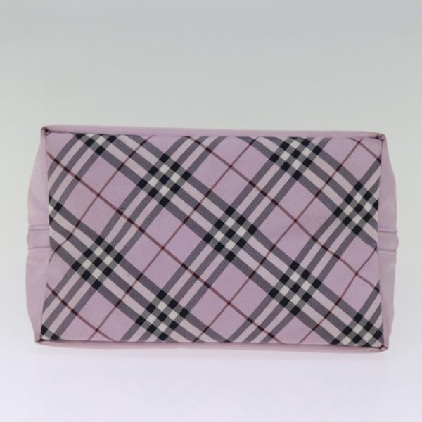 BURBERRY Nova Check Blue Label Hand Bag Nylon PinkNew yk12779 Online Hot Sale