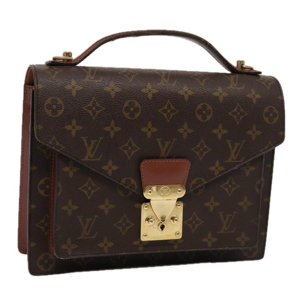 LOUIS VUITTON Monogram Monceau 28 Hand Bag 2way M51185  bs15421 Discount