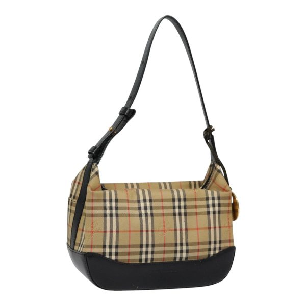 BURBERRY Nova Check Hand Bag Canvas Beige GoldNew ep5781 Discount