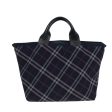 BURBERRY Nova Check Blue Label Hand Bag Nylon NavyNew ti1994 Online