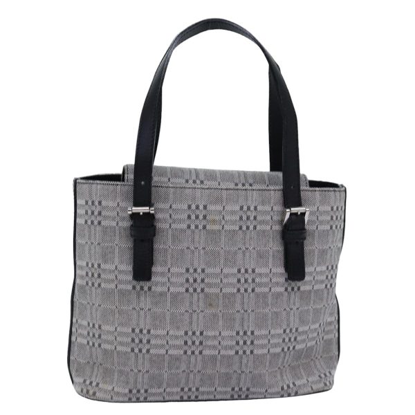 BURBERRY Hand Bag Canvas GrayNew 76479 For Discount