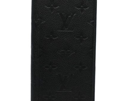 LOUIS VUITTON Monogram Empreinte iPhone 13 Max Case Noir M63586  58682 Online now