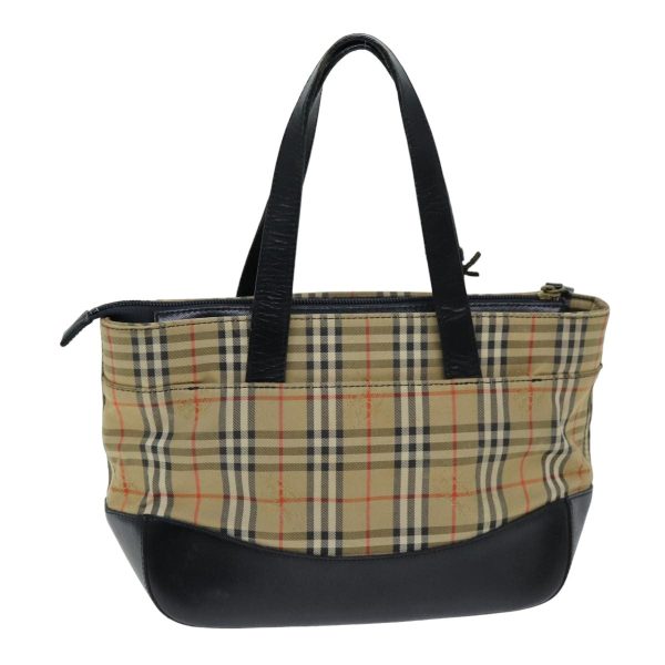 BURBERRY Nova Check Hand Bag Canvas BeigeNew 76210 Online Hot Sale