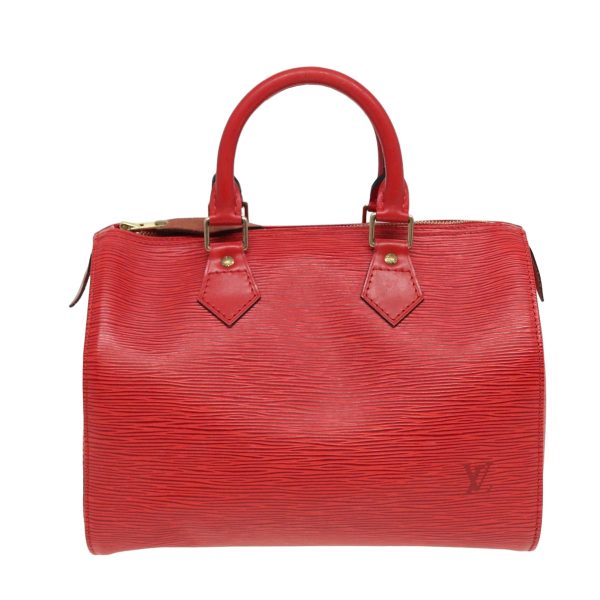 LOUIS VUITTON Epi Speedy 25 Hand Bag Castilian Red M43017  ep4763 Sale