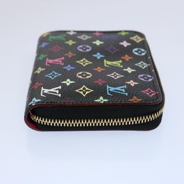 LOUIS VUITTON Monogram Multicolor Zippy Coin Purse  Black M93740  am5245 Online Hot Sale