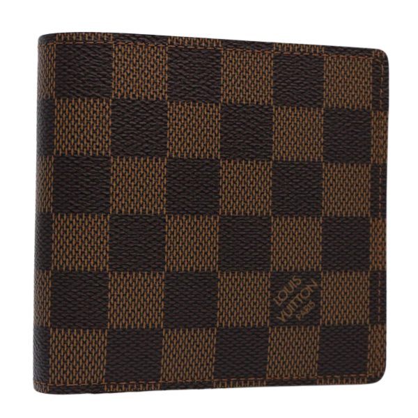 LOUIS VUITTON Damier Ebene Portefeuille Marco Bifold Wallet N61675 Auth 60094A Online Sale