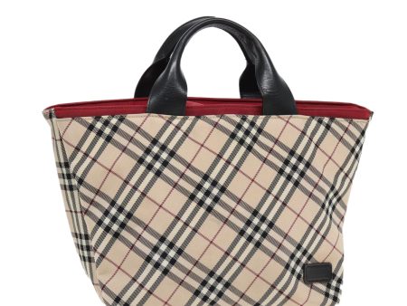 BURBERRY Nova Check Hand Bag Canvas BeigeNew 82270 Online Hot Sale