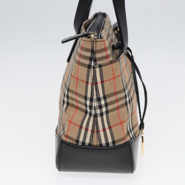 BURBERRY Nova Check Hand Bag Canvas BeigeNew ep4904 Online Sale