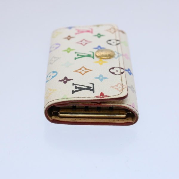 LOUIS VUITTON Monogram Multicolor Multi Cles 4 Keys Case White M60043 Auth 61500 Supply