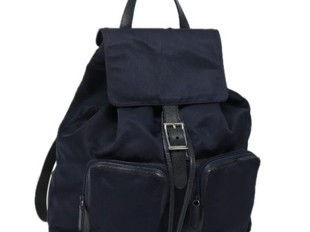 GUCCI Backpack Nylon Leather Navy 019 2058 0173 5 75835 Hot on Sale