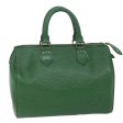 LOUIS VUITTON Epi Speedy 25 Hand Bag Borneo Green M43014  61569 Sale