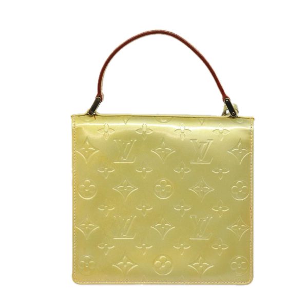 LOUIS VUITTON Monogram Vernis Spring Street Hand Bag Gris M91029  80527 Fashion