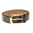 LOUIS VUITTON Damier Ebene Ceinture Ellipse Belt 27.6 -35.4  M6995 Auth ar10898 on Sale