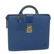 LOUIS VUITTON Epi Serviette Fermoir Business Bag Blue  yk9656 For Cheap