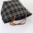 BURBERRY Burberrys Nova Check Blue Label Hand Bag Canvas 2Set NavyNew ti1802 Online