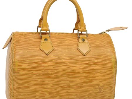 LOUIS VUITTON Epi Speedy 25 Hand Bag Tassili Yellow M43019  59468 Fashion