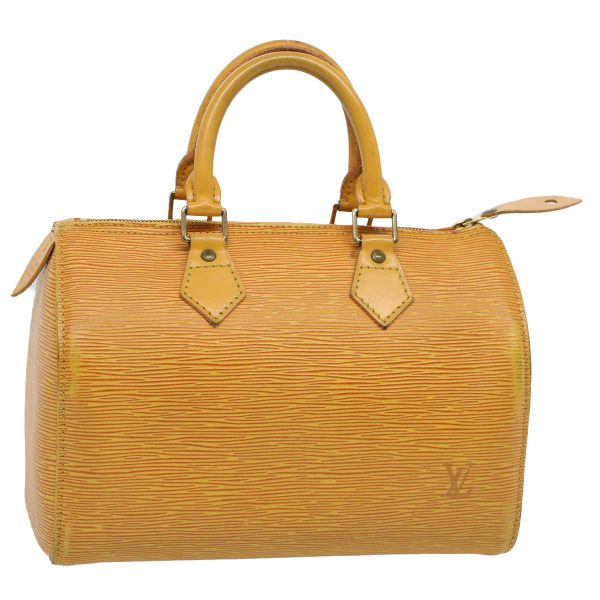 LOUIS VUITTON Epi Speedy 25 Hand Bag Tassili Yellow M43019  59468 Fashion