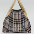 BURBERRY Nova Check Blue Label Hand Bag Nylon BlueNew kk236 For Discount