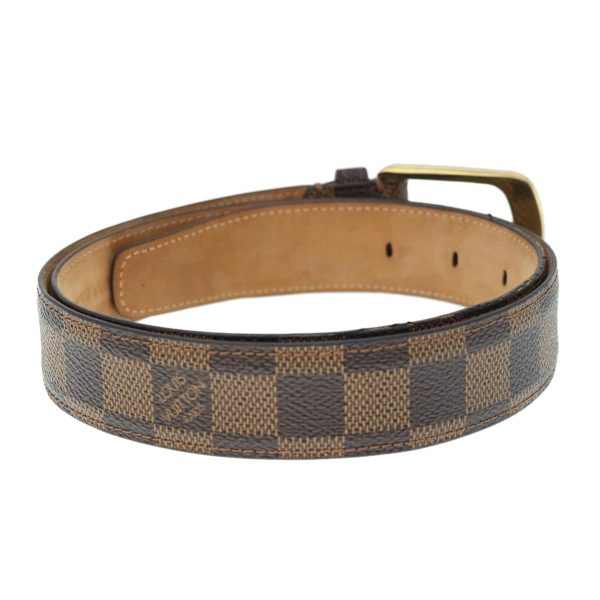 LOUIS VUITTON Damier Ebene Ceinture Ellipse Belt 27.6 -35.4  M6995 Auth ar10898 on Sale