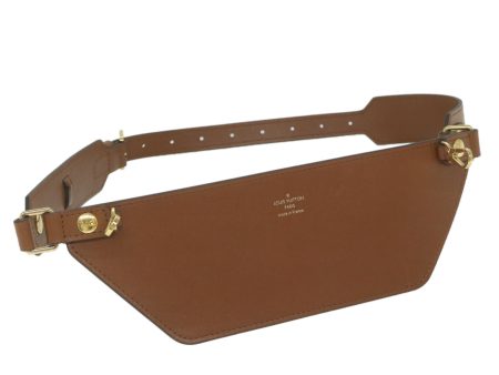 LOUIS VUITTON Bum Bag Dauphine Belt Leather Brown  60756 Discount