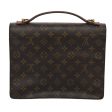 LOUIS VUITTON Monogram Monceau 28 Hand Bag 2way M51185  60751 For Sale