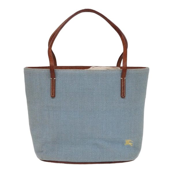 BURBERRY Blue Label Hand Bag Canvas BlueNew ti1857 Discount