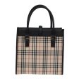 BURBERRY Nova Check Hand Bag Canvas Beige BlackNew am6710 Hot on Sale