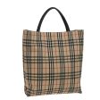 BURBERRY Nova Check Hand Bag Canvas BeigeNew 81820 Fashion