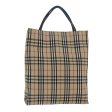 BURBERRY Nova Check Hand Bag Canvas BeigeNew 79540 Fashion