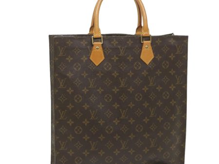 LOUIS VUITTON Monogram Sac Plat Hand Bag M51140  58745 Online now