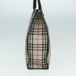 BURBERRY Nova Check Hand Bag Canvas Beige Dark BrownNew bs15800 Online Sale